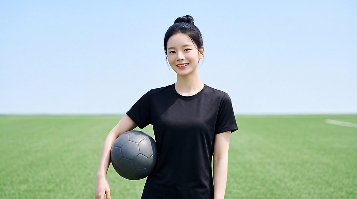 JPG 편집이미지 여자 스포츠 축구공 공 하늘 웃음 경기 잔디 야외 운동 맑음 축구 축구장 열정 의료성형뷰티 편집실사 AI인물포토 AI콘텐츠 풋살 식물 감정 축구용품 스포츠시설 날씨 표정 건강 사람 구기 CG 파일형식 AI포토 스포츠용품 시설 오브젝트