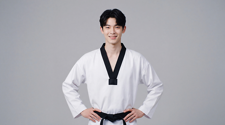 JPG 편집이미지 남자 청소년 한국 기술 도복 미소 운동 무도 태권도 태권도복 검은띠 의료성형뷰티 편집실사 AI인물포토 AI콘텐츠 옷 아시아 스포츠용품 스포츠 표정 건강 사람 격투기 끈 CG 파일형식 AI포토 나라 오브젝트