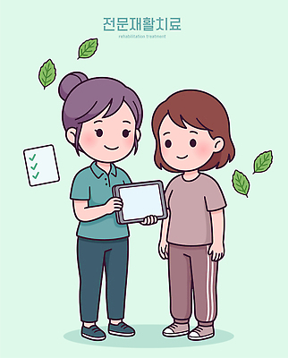 여자 일러스트 의학 청소년 기술 건강 대화 치료 전자제품 환경 환자 의사 정보 도움 상담원 상담 재활 치료사 국내일러스트 AI파일 직업 컨셉 말하기 사람 의료진 사무원 파일형식 벡터 모션