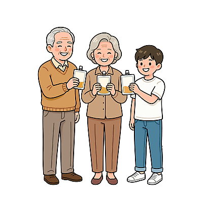 손 기념일 행복 음료 일러스트 가족 기념 함께함 사랑 웃음 소년 상반신 노부부 축제 모임 축하 특별함 국내일러스트 AI파일 부부 남자 감정 어린이 컨셉 관계 표정 이벤트 신체부위 파일형식 벡터 커플 사람