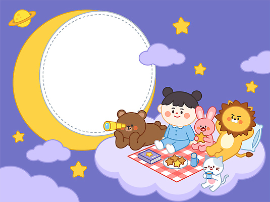 동물 별 어린이 일러스트 곰 자연 놀이 하늘 함께함 친구 소풍 우주 귀여움 고양이 도전 달 토끼 사자 작음 국내일러스트 AI파일 자연요소 컨셉 포유류 관계 사람 반려동물 야외활동 크기 생태계 파일형식 벡터