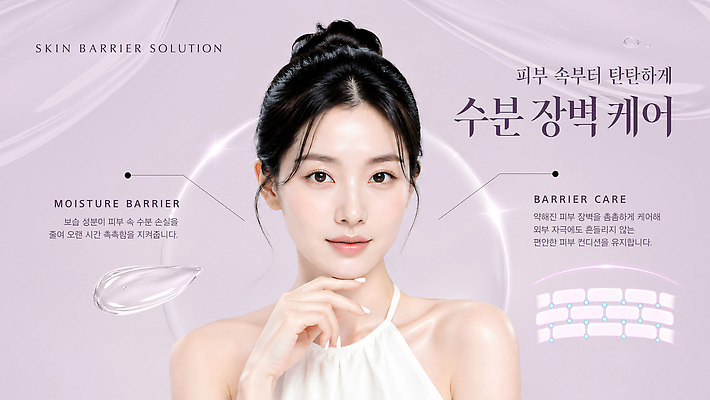 PSD 템플릿 여자 건강 관리 뷰티 정보 상품 수분 알림 피부 피부관리 스킨케어 보습 솔루션 의료성형뷰티 이미지템플릿 사람 신체부위 파일형식