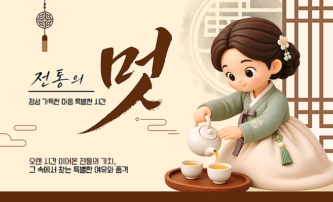 템플릿 전통 여자 전통문화 문화 한국 예절 다기 다도 한복 전통체험 차마시기 이미지템플릿 AI파일 한국전통 아시아 사람 마시기 체험 전통의상 파일형식 벡터 나라 컨셉 모션