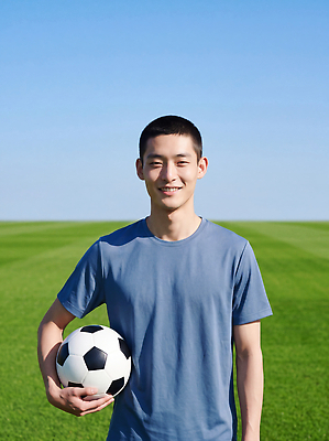 JPG 편집이미지 남자 스포츠 축구공 공 놀이 하늘 축구선수 웃음 사람 풍경 잔디 청년 야외 운동장 의료성형뷰티 편집실사 AI인물포토 식물 축구용품 스포츠시설 운동선수 표정 성인 축구 공간 CG 파일형식 AI포토 스포츠용품 구기 시설 AI콘텐츠 오브젝트