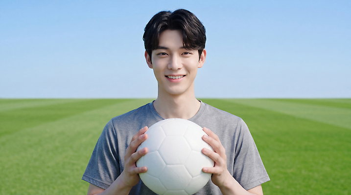 JPG 편집이미지 남자 스포츠 축구공 청소년 하늘 축구선수 미소 웃음 경기 잔디 운동 축구 즐거움 의료성형뷰티 편집실사 AI인물포토 식물 감정 공 축구용품 운동선수 표정 건강 사람 구기 CG 파일형식 AI포토 스포츠용품 AI콘텐츠 오브젝트