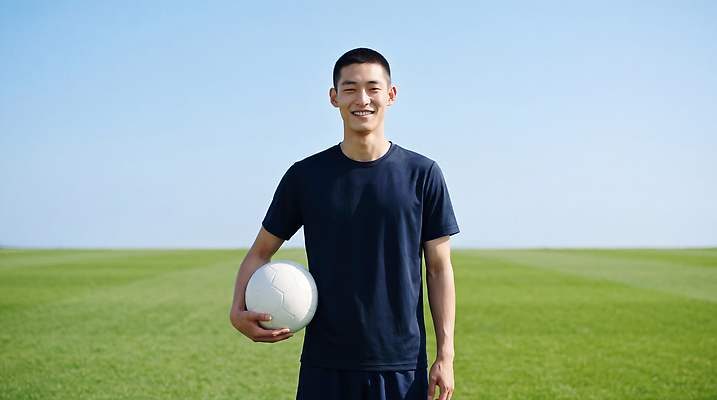 JPG 편집이미지 남자 행복 스포츠 공 하늘 축구선수 웃음 잔디 청춘 운동 축구 연습 의료성형뷰티 편집실사 AI인물포토 식물 감정 컨셉 운동선수 표정 건강 사람 구기 CG 파일형식 AI포토 AI콘텐츠