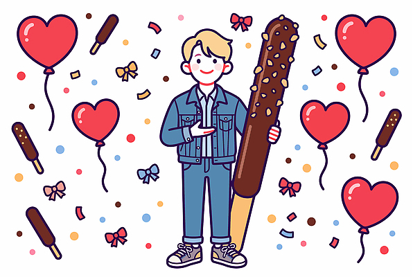손 기념일 남자 일러스트 디저트 사랑 귀여움 초콜릿 하트 축하 달콤 즐거움 풍선 빼빼로 빼빼로데이 국내일러스트 AI파일 모양 감정 음식 컨셉 데이이벤트 사람 이벤트 신체부위 맛 막대과자 파일형식 벡터 과자