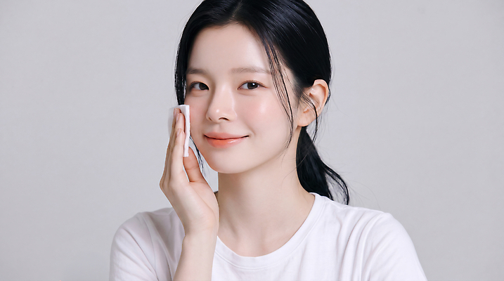 JPG 편집이미지 여자 얼굴 관리 화장 뷰티 화장품 피부 피부관리 스킨케어 화장솜 의료성형뷰티 단순 편집실사 AI인물포토 사람 신체부위 화장용품 CG 파일형식 AI포토 미용용품 AI콘텐츠 오브젝트