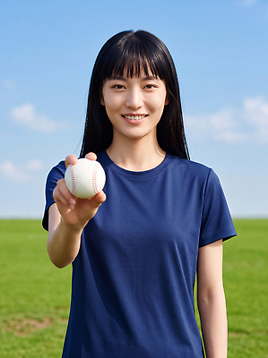JPG 편집이미지 손 여자 스포츠 공 미소 여름 운동복 운동 야구 야구공 소프트볼 의료성형뷰티 편집실사 AI인물포토 옷 계절 표정 건강 사람 신체부위 구기 야구용품 CG 파일형식 AI포토 스포츠용품 AI콘텐츠 오브젝트