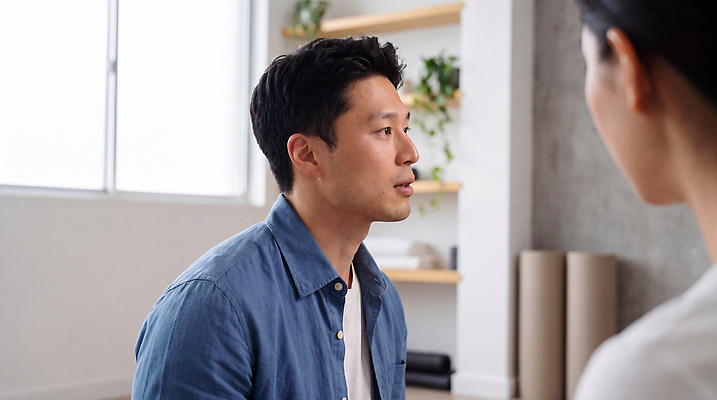 JPG 편집이미지 여자 남자 표정 대화 내부 친구 만남 소통 물리치료사 의료성형뷰티 편집실사 AI인물포토 컨셉 관계 말하기 사람 CG 치료사 파일형식 AI포토 직업 모션 AI콘텐츠
