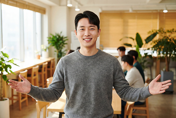 JPG 편집이미지 남자 커뮤니케이션 협력 직장 웃음 사람 사무실 업무 작업 분위기 동료 의료성형뷰티 편집실사 AI인물포토 컨셉 회사 비즈니스 관계 표정 CG 파일형식 AI포토 AI콘텐츠