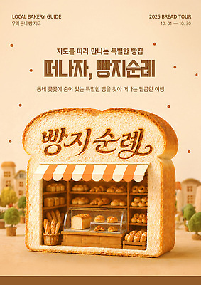 PSD 템플릿 여행 안내 마을 빵집 정보 체험 제빵 지역 탐방 특별함 이미지템플릿 빵지순례 빵 컨셉 제과제빵 상점 신조어 파일형식 음식 유행어 유행