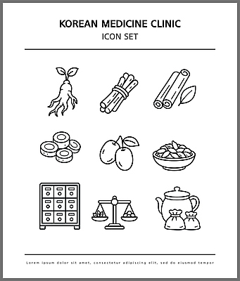 식물 디자인 일러스트 자연 건강 치료 진료 한의학 약재 인삼 한약 한의원 시나몬 국내일러스트 AI파일 의학 병원 약 삼 생태계 파일형식 벡터 채소