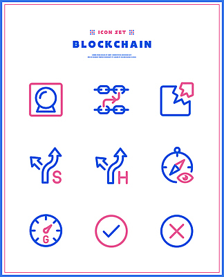 모양 화살표 상징 일러스트 표시 세트 체크 컴파스 블록체인 국내일러스트 AI파일 문구용품 금융 파일형식 벡터 4차산업 산업 경제 오브젝트