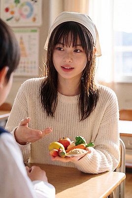 JPG 편집이미지 학생 교육 과일 교실 건강 대화 학습 식사 급식 영양사 의료성형뷰티 편집실사 AI인물포토 학교 말하기 CG 파일형식 AI포토 모션 AI콘텐츠
