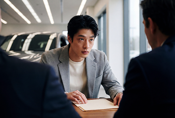 JPG 편집이미지 남자 자동차 영업 직장 대화 업무 집중 영업사원 의료성형뷰티 편집실사 AI인물포토 육상교통 컨셉 회사 비즈니스 말하기 사람 작업 직장인 CG 파일형식 AI포토 직업 교통수단 모션 AI콘텐츠 교통