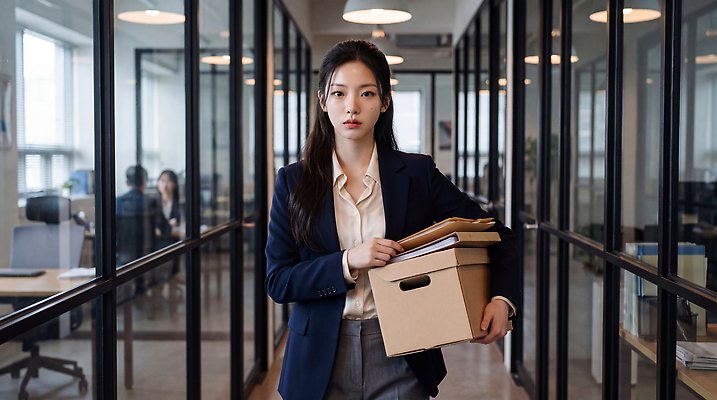 JPG 편집이미지 여자 이동 회사 비즈니스 직장 상자 사무실 복도 문서 변호사 서류정리 의료성형뷰티 편집실사 AI인물포토 직업 컨셉 사람 CG 정리 파일형식 AI포토 AI콘텐츠