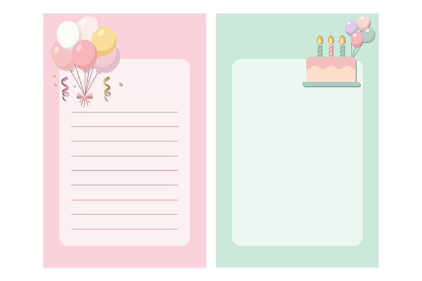 디자인 기념일 리본 일러스트 이벤트 장식 케이크 축하 메모지 생일 풍선 생일카드 국내일러스트 AI파일 컨셉 디저트 카드_감사 사무용품 파일형식 벡터 음식 문구용품 오브젝트