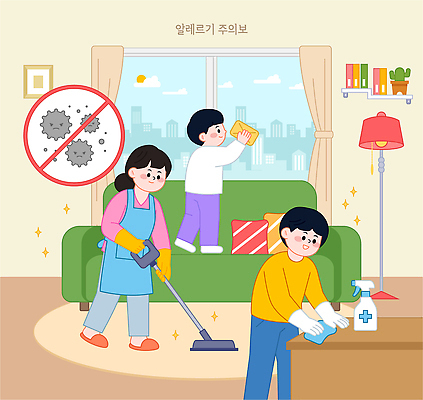어린이 거실 일러스트 창문 가족 집안 바닥 함께함 건강 경고 소파 위생 청소 먼지 정리 청소기 알레르기 국내일러스트 AI콘텐츠 AI파일 컨셉 의자 관계 실내 사람 전자제품 질병 청소도구 파일형식 벡터 가구 의학 내부 도구 생활용품 오브젝트