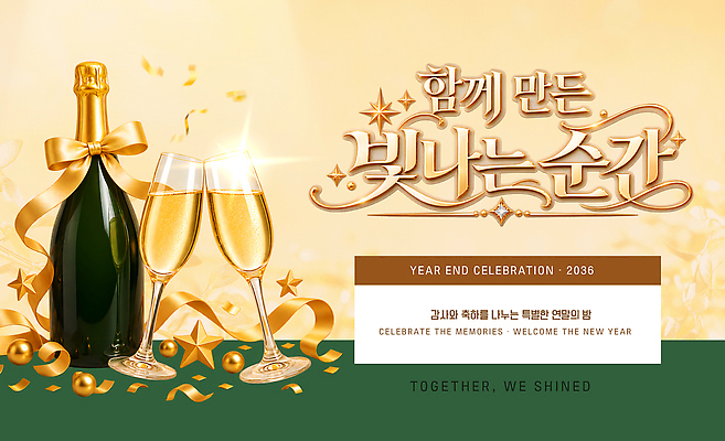 템플릿 기념 이벤트 장식 반짝임 와인 축하 추억 샴페인 축배 연말 송년회 이미지템플릿 AI파일 컨셉 모션 주류 파일형식 벡터 음료