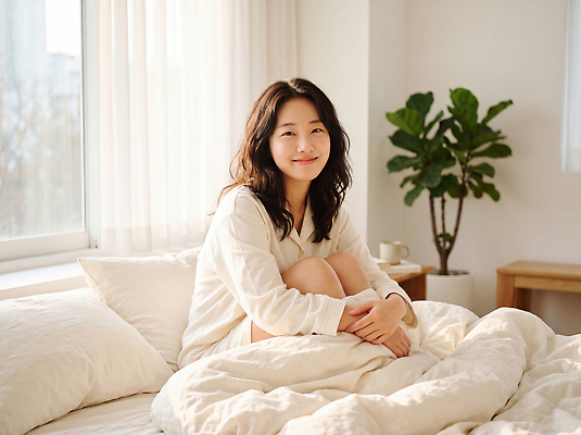 JPG 식물 편집이미지 여자 행복 여유 아침 집안 웃음 일상 생활 침대 편안함 즐거움 주말 의료성형뷰티 편집실사 AI인물포토 주간 감정 가구 실내 표정 사람 라이프 감각 CG 파일형식 AI포토 자연요소 생활용품 내부 AI콘텐츠 오브젝트