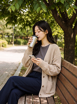 JPG 나무 편집이미지 공원 여자 커피 벤치 휴식 일상 스마트폰 카페 편안함 소통 녹지 오후 의료성형뷰티 편집실사 AI인물포토 식물 공공시설 음료 컨셉 의자 사람 라이프 핸드폰 스마트기기 상점 감각 CG 파일형식 AI포토 가구 생활 전자제품 시설 AI콘텐츠 생활용품 오브젝트