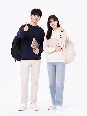 JPG 편집이미지 학생 커플 여자 교육 남자 대학생 포즈 가방 학교 함께함 미소 책 친구 학습 청춘 공책 청바지 따봉 후드티셔츠 의료성형뷰티 편집실사 AI인물포토 잡화 컨셉 티셔츠 바지 관계 문구용품 표정 사람 엄지손가락 최고 CG 파일형식 AI포토 셔츠 손가락 하의 오브젝트 AI콘텐츠 손 옷 상의 신체부위