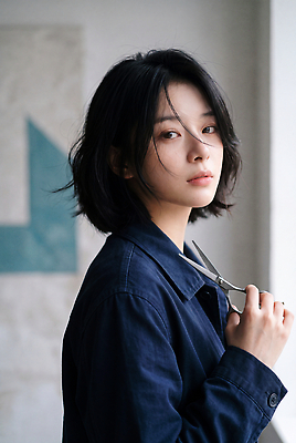 JPG 모델 편집이미지 헤어스타일 여자 패션 짧은머리 실내 앞모습 뷰티 머리카락 미용실 미용사 이발 스타일링 의료성형뷰티 편집실사 AI인물포토 직업 뷰포인트 사람 내부 머리 뷰티샵 CG 파일형식 AI포토 신체부위 상점 AI콘텐츠