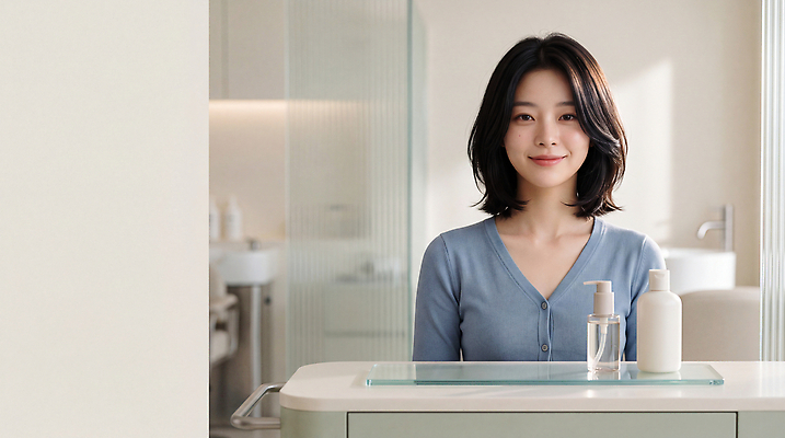 JPG 편집이미지 여자 안내 미소 일상 뷰티 머리 화장품 거울 방 세수 상품 미용실 미용사 화장대 스킨케어 의료성형뷰티 편집실사 AI인물포토 직업 가구 표정 사람 라이프 신체부위 청결 화장용품 뷰티샵 CG 파일형식 AI포토 생활용품 생활 상점 미용용품 위생 AI콘텐츠 오브젝트