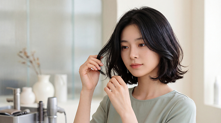 JPG 편집이미지 여자 주택 실내 일상 인테리어 뷰티 머리카락 거울 미용실 편안함 미용사 의료성형뷰티 스타일 편집실사 AI인물포토 직업 디자인 사람 내부 건물 라이프 머리 감각 뷰티샵 CG 파일형식 AI포토 건축물 생활 신체부위 상점 AI콘텐츠 건축
