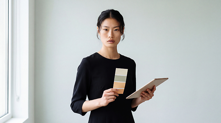 JPG 편집이미지 직업 디자인 여자 빛 태블릿 사무실 견본 촬영 작업 패션디자이너 정리 의상디자인 의료성형뷰티 편집실사 AI인물포토 비즈니스 사람 전자제품 스마트기기 디자이너 CG 파일형식 AI포토 AI콘텐츠