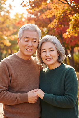 JPG 나무 편집이미지 공원 노년 행복 백그라운드 낙엽 자연 나뭇잎 사랑 웃음 풍경 손잡기 노부부 산책 산책로 가을 소통 동반자 의료성형뷰티 편집실사 AI인물포토 식물 부부 계절 공공시설 감정 길 컨셉 잎 모션 휴식 표정 성인 CG 생태계 파일형식 AI포토 커플 사람 시설 AI콘텐츠 관계