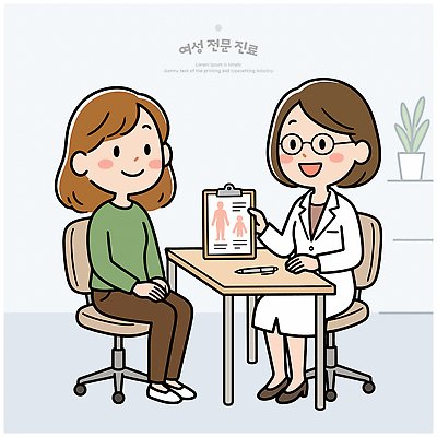 여자 일러스트 건강 병원 치료 진료 환자 의료진 의사 정보 상담 상담실 전문 국내일러스트 AI파일 직업 의학 사람 파일형식 벡터