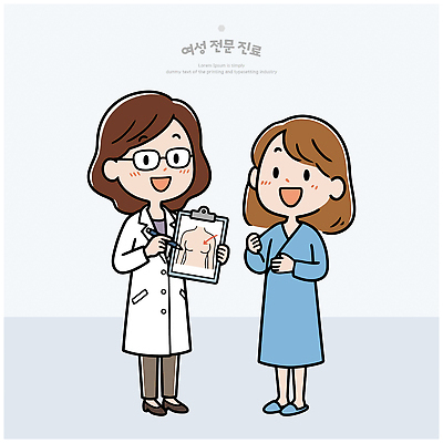 여자 일러스트 건강 대화 치료 진료 환자 의료진 의사 검사 상담 전문 국내일러스트 AI파일 직업 의학 말하기 사람 파일형식 벡터 모션