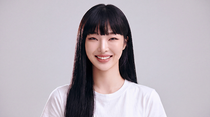 JPG 모델 편집이미지 긴머리 헤어스타일 옷 여자 포즈 표정 웃음 아나운서 의료성형뷰티 편집실사 AI인물포토 AI콘텐츠 직업 사람 CG 파일형식 AI포토