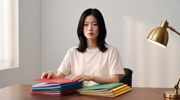 JPG 편집이미지 여자 창문 조명 사무실 햇빛 자료 업무 작업 집중 책상 문서 파일 정리 세무사 의료성형뷰티 편집실사 AI인물포토 AI콘텐츠 가구 컨셉 비즈니스 사람 빛 CG 파일형식 AI포토 생활용품 오브젝트