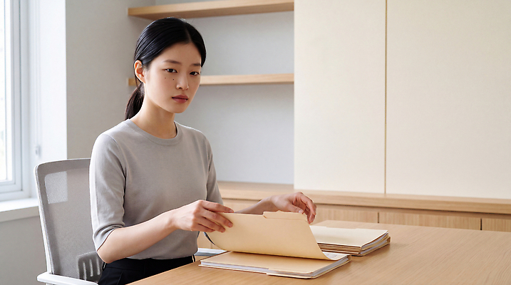 JPG 편집이미지 손 여자 탁자 사무실 자료 작업 집중 문서 정리 세무사 의료성형뷰티 편집실사 AI인물포토 AI콘텐츠 가구 컨셉 비즈니스 사람 신체부위 CG 파일형식 AI포토 생활용품 오브젝트