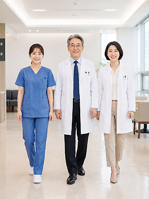 JPG 편집이미지 옷 건강 병원 걷기 진료 간호사 의사 복도 대기실 재활 의료성형뷰티 편집실사 AI인물포토 AI콘텐츠 의학 모션 치료 공간 의료진 CG 파일형식 AI포토 직업