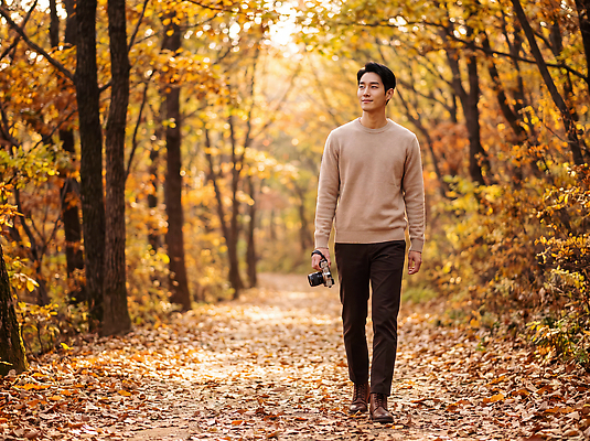 JPG 나무 편집이미지 남자 길 여유 낙엽 자연 카메라 촬영 산책 가을 숲 의료성형뷰티 편집실사 AI인물포토 AI콘텐츠 식물 계절 감정 잎 휴식 사람 전자제품 CG 생태계 파일형식 AI포토 컨셉