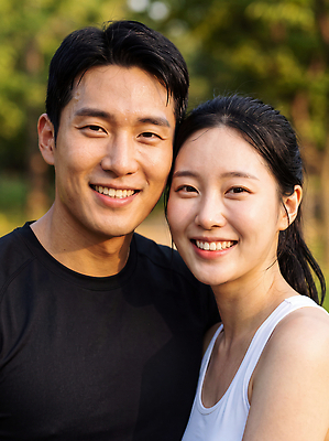 JPG 나무 편집이미지 공원 행복 관계 자연 함께함 사랑 미소 웃음 사람 친구 청춘 즐거움 러닝 의료성형뷰티 편집실사 AI인물포토 AI콘텐츠 식물 공공시설 감정 컨셉 표정 CG 생태계 파일형식 AI포토 시설