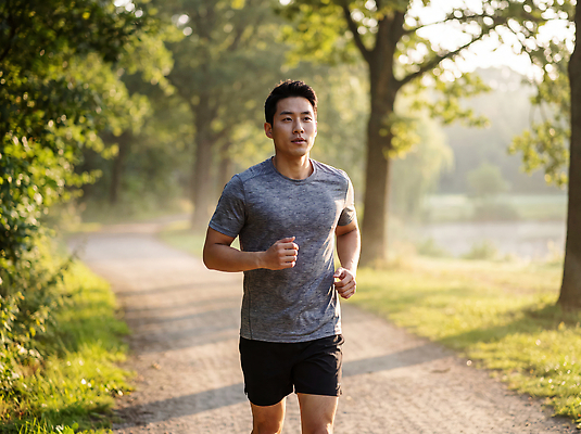 JPG 나무 편집이미지 공원 남자 길 스포츠 자연 아침 바닥 건강 잔디 야외 조깅 운동 햇빛 힘 러닝 의료성형뷰티 편집실사 AI인물포토 AI콘텐츠 주간 식물 공공시설 사람 빛 CG 생태계 파일형식 AI포토 자연요소 시설
