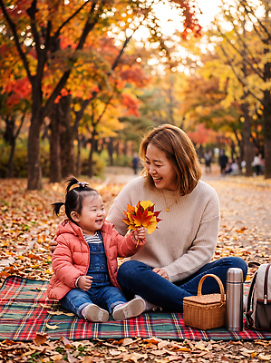 JPG 나무 편집이미지 공원 딸 어린이 단풍 가족 자연 놀이 모녀 엄마 나뭇잎 바닥 웃음 소풍 가을 담요 의료성형뷰티 편집실사 AI인물포토 AI콘텐츠 식물 계절 공공시설 잎 관계 표정 사람 야외활동 CG 생태계 파일형식 AI포토 시설