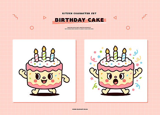 캐릭터 일러스트 촛불 세트 귀여움 케이크 축하 생일 상품 생일케이크 즐거움 생크림 일러캐릭터 AI파일 기념일 감정 컨셉 초 디저트 크림 파일형식 벡터 음식 이벤트