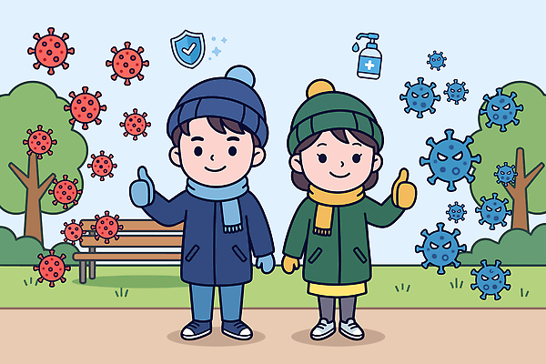 공원 어린이 일러스트 건강 안전 정보 바이러스 질병 감기 예방 방역 코로나바이러스 확산 손소독제 국내일러스트 AI파일 공공시설 의학 사람 소독제 파일형식 벡터 시설