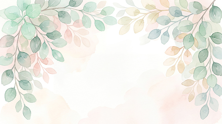 JPG 식물 디자인 예술 백그라운드 잎 일러스트 자연 수채화 그림 화사함 디지털아트 보테니컬아트 국내일러스트 AI일러스트 AI콘텐츠 컨셉 생태계 파일형식
