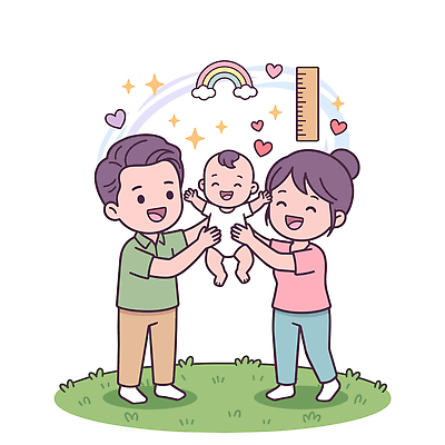 행복 무지개 일러스트 가족 사랑 웃음 일상 부모 기쁨 하트 아기 소중 그림 국내일러스트 AI파일 자연요소 모양 감정 컨셉 관계 표정 사람 라이프 파일형식 벡터 생활