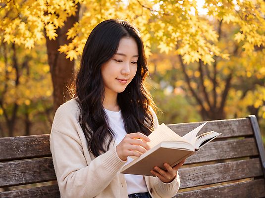 JPG 나무 편집이미지 공원 여자 단풍 벤치 자연 한명 책 햇빛 가을 읽기 의료성형뷰티 편집실사 AI인물포토 AI콘텐츠 식물 1 계절 공공시설 잎 의자 모션 사람 빛 CG 생태계 파일형식 AI포토 가구 시설 생활용품 오브젝트