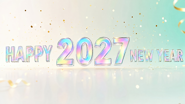 JPG 편집이미지 행복 새해 장식 빛 반짝임 기쁨 새해인사 축하 메시지 세레모니 2027년 이미지편집 AI컴퓨터그래픽 AI콘텐츠 정미년 감정 컨셉 모션 인사 연도 파일형식 예절
