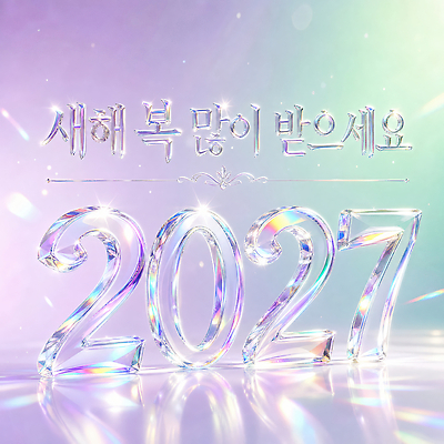 JPG 편집이미지 문자 디자인 새해 이벤트 반짝임 새해인사 축하 화려 메시지 2027년 이미지편집 AI컴퓨터그래픽 AI콘텐츠 정미년 컨셉 모션 인사 연도 파일형식 예절
