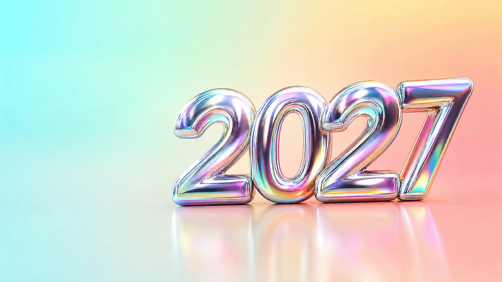 JPG 편집이미지 디자인 미래 타이포그라피 장식 빛 반짝임 숫자 입체 2027년 이미지편집 AI컴퓨터그래픽 AI콘텐츠 문자 컨셉 모션 연도 파일형식